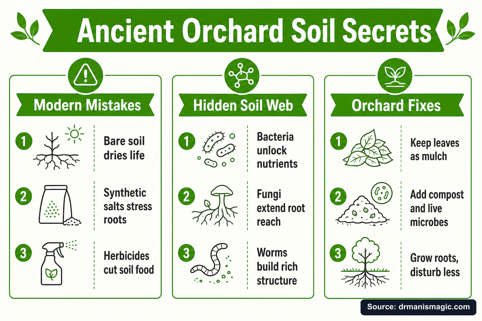 Ancient Orchard Soil Secrets infographic