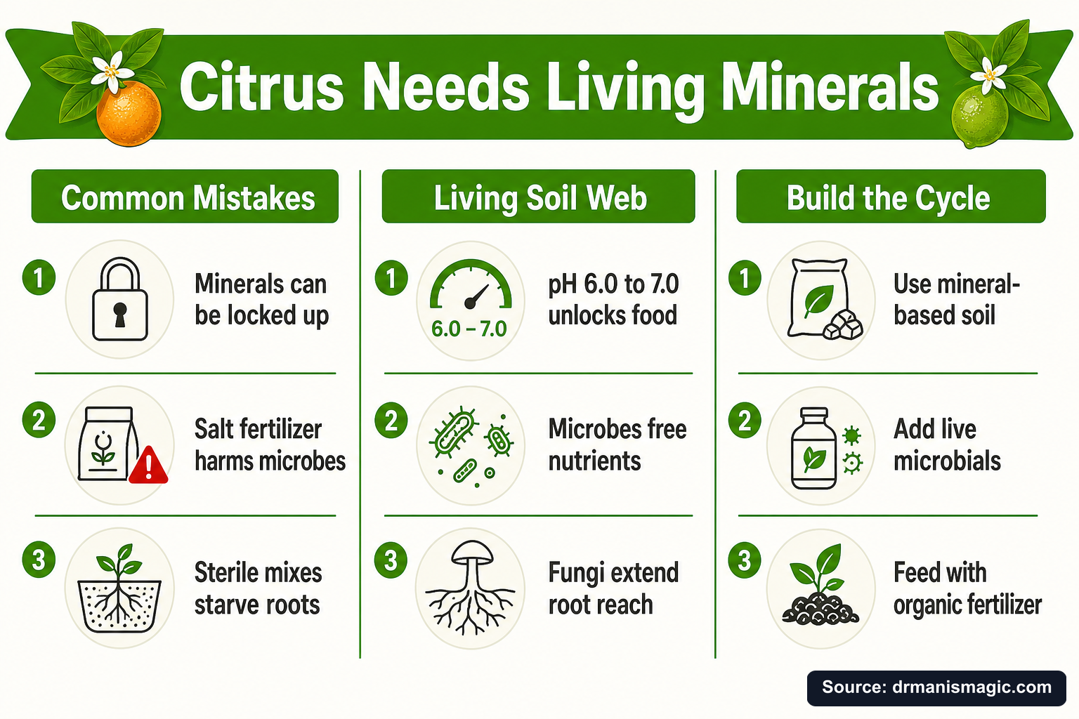 Citrus Needs Living Minerals infographic