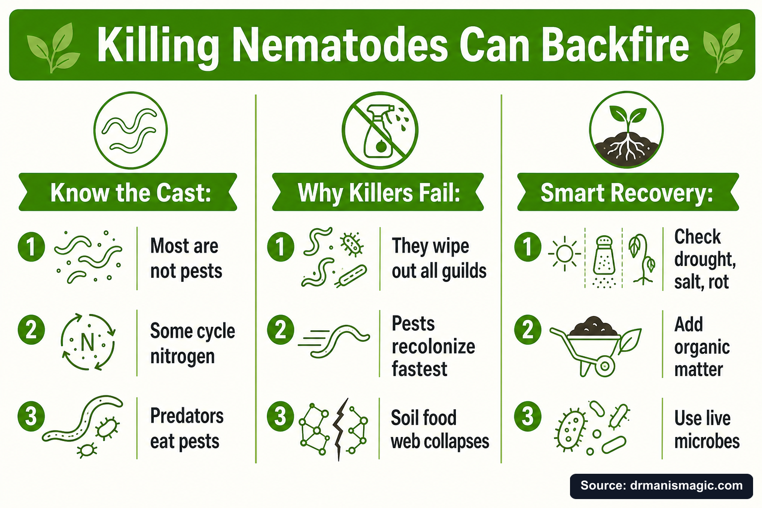 Killing Nematodes Can Backfire infographic
