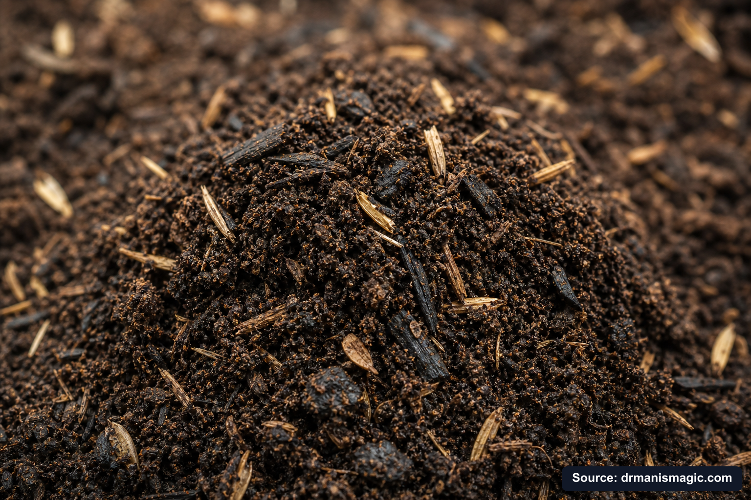 Macro close-up of premium mineral-based potting soil texture