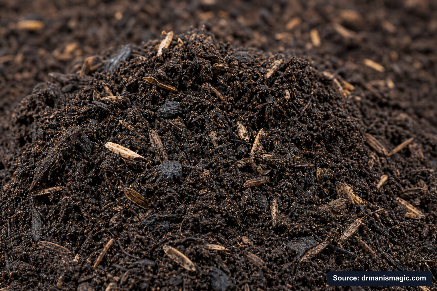 Macro close-up of premium mineral-based potting soil texture