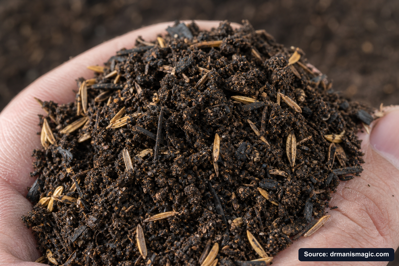 Macro close-up of premium mineral-based potting soil texture